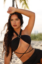 Vixen Halter - Nero - MGX Swim